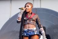 Doechii at the 2025 Lollapalooza Festival (Image via Getty)